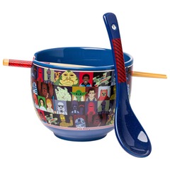 Star Wars Ramen Bowl w’ Chopsticks & Spoon – Characters
